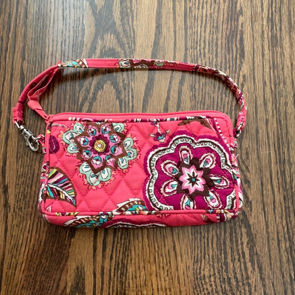 Vera Bradley Call Me Coral Wristlet
